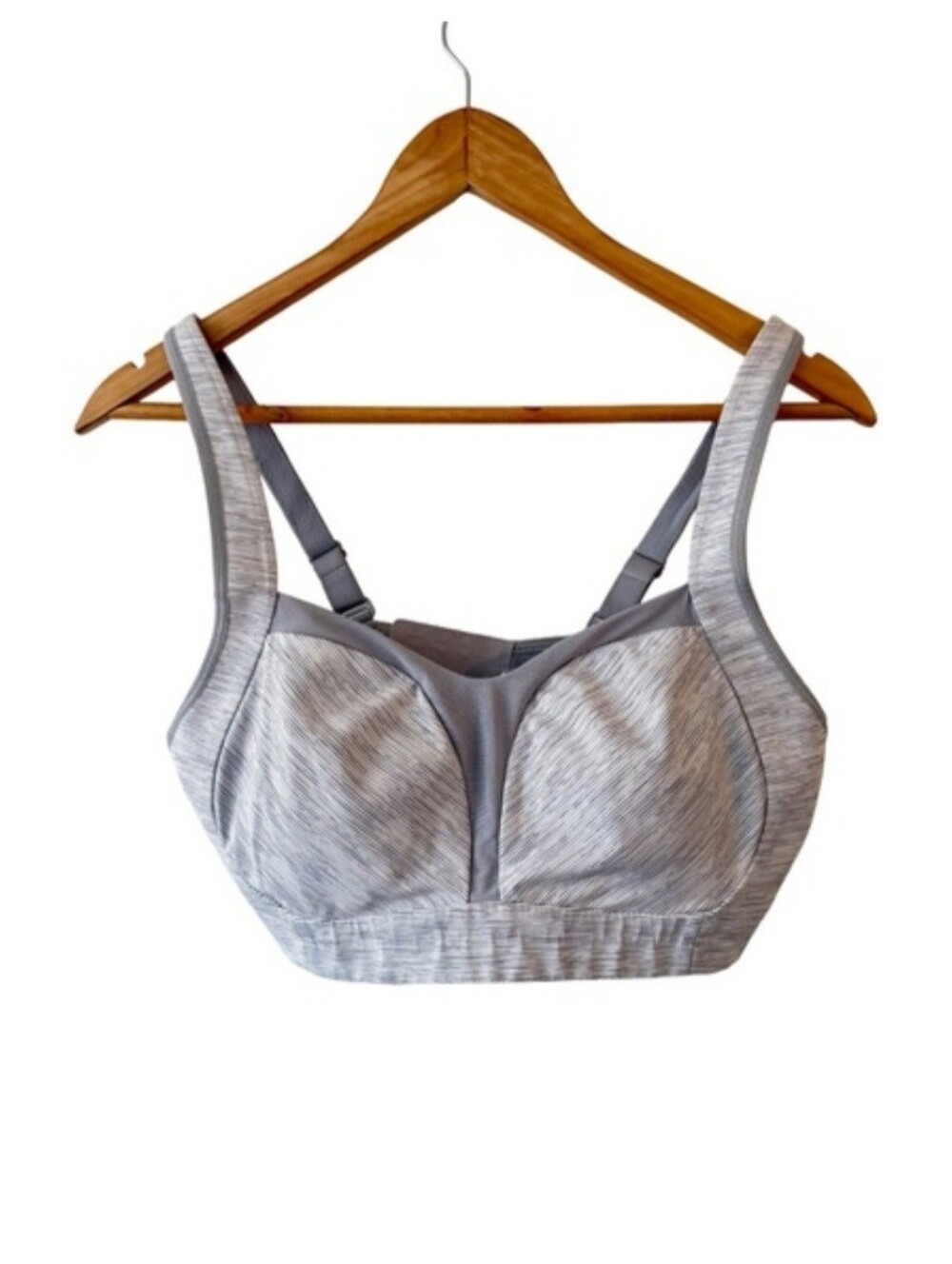 lululemon athletica Gray Heather Supportive Sports Bra